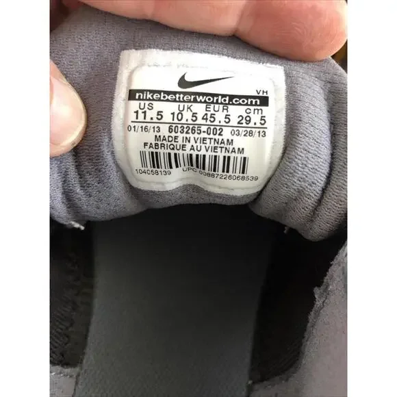 Nike Mens Dual Fusion Lite 599513-002 Black Running Shoes Sneakers 11.5  P7 - Picture 8 of 8